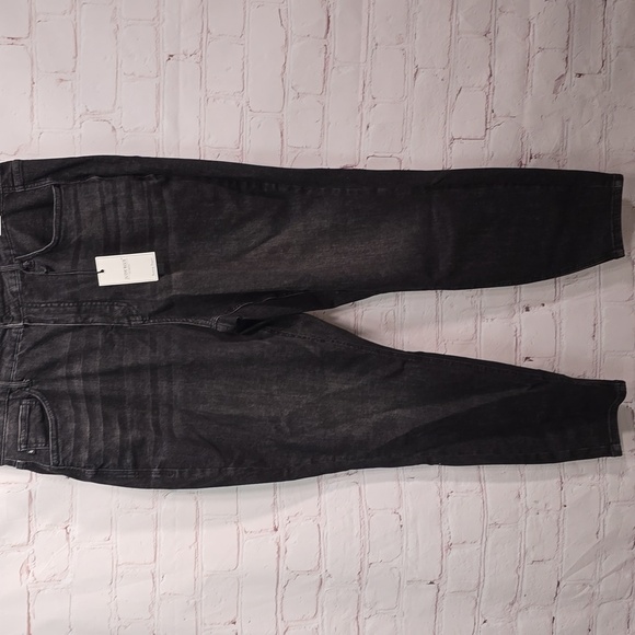 Judy Blue Faded Black Denim Tummy Control High Waist Skinny Fit Jean Size 18W - Picture 1 of 14